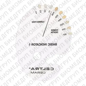 Celtra Ceram, Шкала цветов Shade indicator Basic indicator 1, 1шт. DeguDent