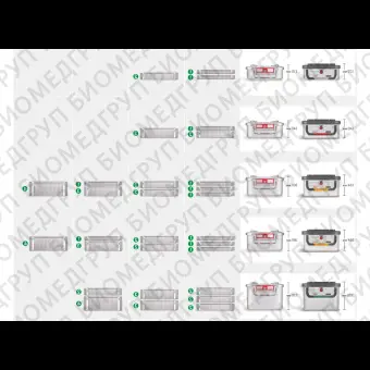 Контейнер для стерилизации marSafe 3/4, светлосерая рамка, 473016см KLS Martin