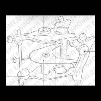 Анатомический стоматологический артикулятор 5222 series