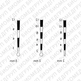 LM 53B  зонд пародонтологический со шкалой 3 мм