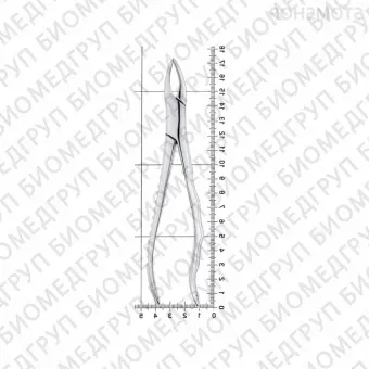Щипцы для удаления зубов верхние корневые 12501