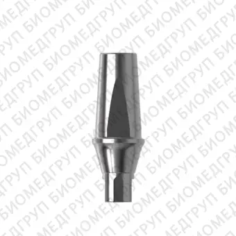 Абатмент титановый прямой, совместим со STRAUMANN BONE LEVEL  3,3 2 мм, с винтом