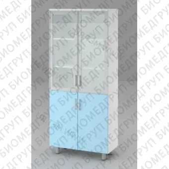 Шкаф для документов с витриной и дверцами из МДФ 8003821860