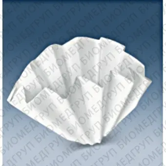 Фильтр бумажный для конечного истощения конгрессного сусла, складчатый, d 240 мм, 68 г/м, 25 с/10 мл, 100 шт, Ahlstrom Munktell, 123409