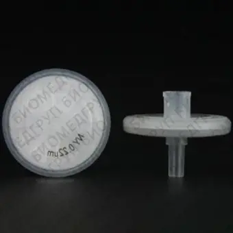 Фильтрующая насадка, d пор 0,22 мкм, d мембраны 13 мм, поливинилиденфторид PVDF гидрофильный, 100 шт., Импорт, C0000289