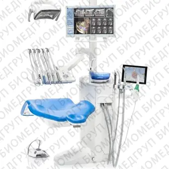 Planmeca Compact i5  стоматологическая установка с креплением консоли врача над пациентом, верхняя подача