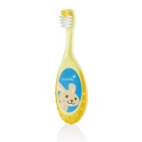 Brush-Baby FlossBrush зубная щетка, 0-3 года, желтая