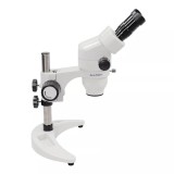 ALLTION ASM-0745TC тринокулярный зуботехнический стереомикроскоп с плавным увеличением 7x-45x, на мобильной подставке