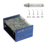 DTE-V2 LED - встраиваемый ультразвуковой скалер с фиброоптикой, герметичный съемный наконечник, 5 насадок в комплекте